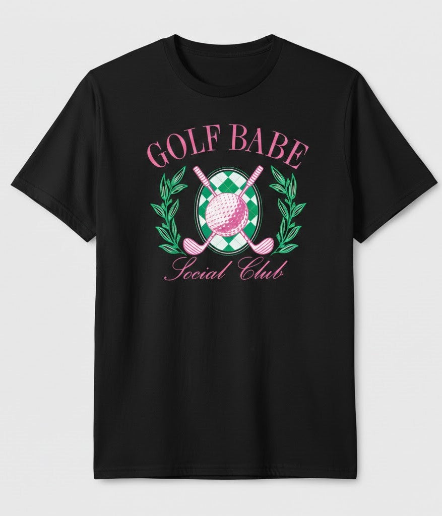 The "Golf Babe" Social Club Tee