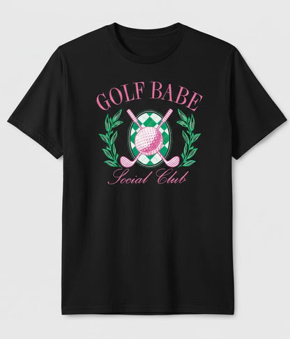 The "Golf Babe" Social Club Tee