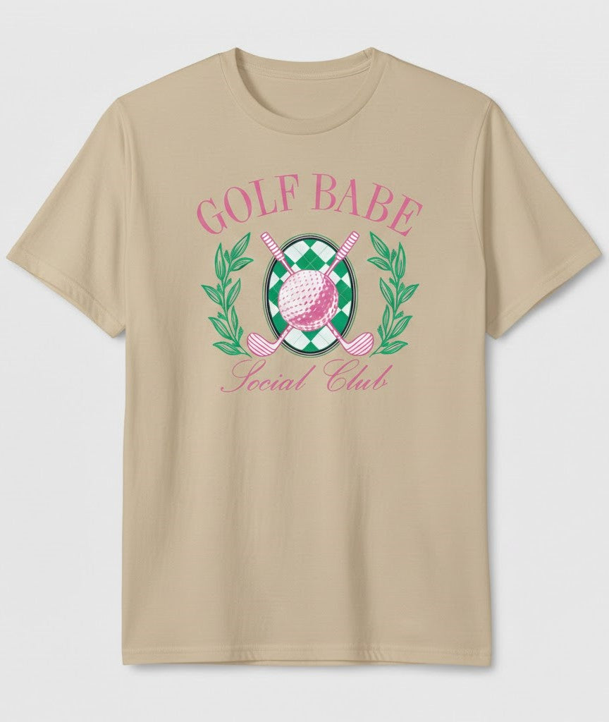 The "Golf Babe" Social Club Tee