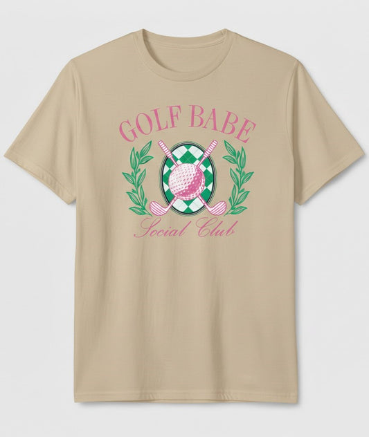 The "Golf Babe" Social Club Tee