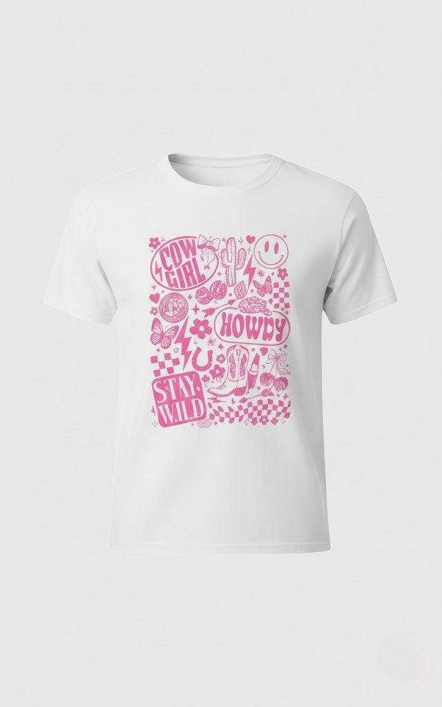 Stay Wild, Cowgirl: The Ultimate Western Graphic Tee