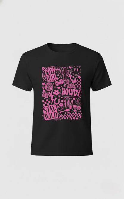 Stay Wild, Cowgirl: The Ultimate Western Graphic Tee