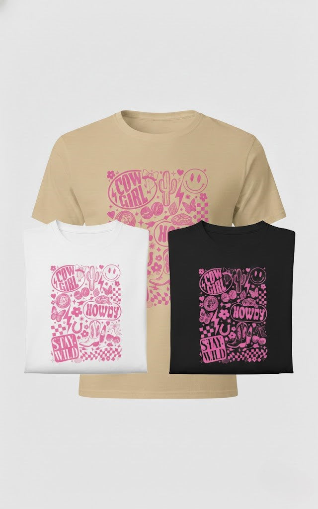 Stay Wild, Cowgirl: The Ultimate Western Graphic Tee